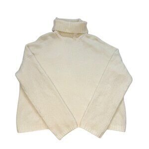 Abercrombie & Fitch Turtleneck Sweater | Cozy Chunky Knit | Classic Minimal | Si